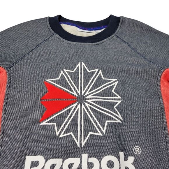Reebok Sweatshirt Size Medium Men's Reebok Classic Crewneck Sweatshirt Pullover - Picture 3 of 6